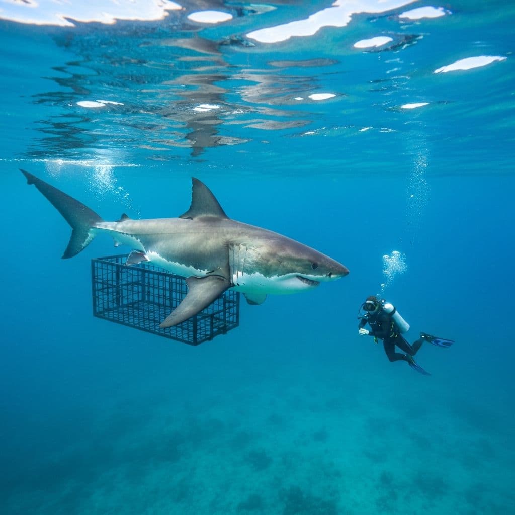 Shark Cage Diving Adventure